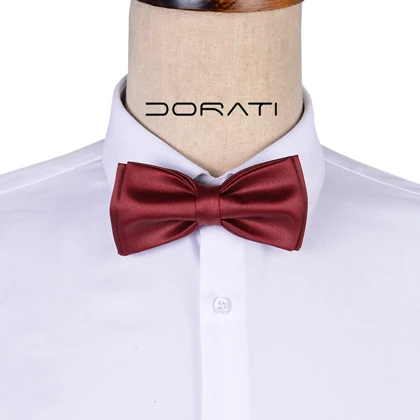 پاپیون ساتن زرشکی 7159