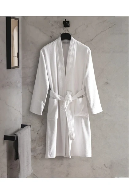 حوله تن‌پوش یونیسکس Madame Coco مدل Stripe Kimono پنبه‌ای