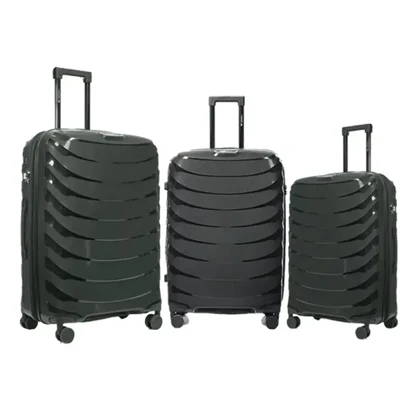 چمدان نشکن هادایز مدل HADIZE - HZD185 SERIES POLYPROPYLENE سری 3 عددی (همراه با کاور هدیه)