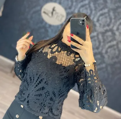 شومیز گیپور کد : 7347