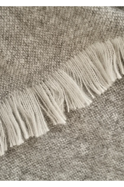پتو دو نفره Bella Maison مدل Cozy اکریلیک - طوسی
