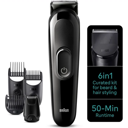 ماشین اصلاح شارژی براون Braun مدل MGK3410 شش کاره