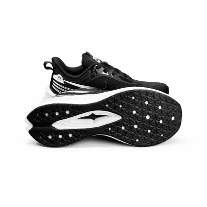 کتانی زیره بست مردانه مدل رانینگ نایکی مشکی سفید Nike
