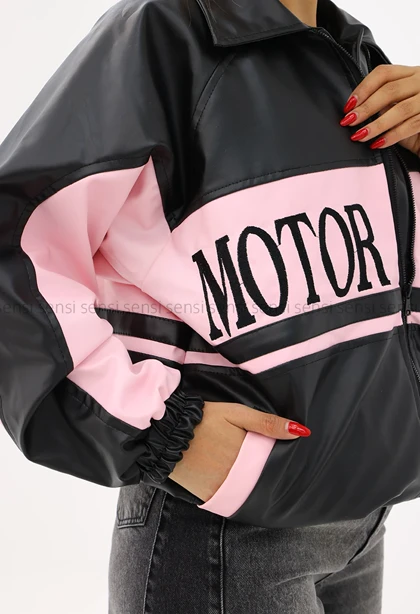 بامبر جکت چرم motor-sportکد1004342