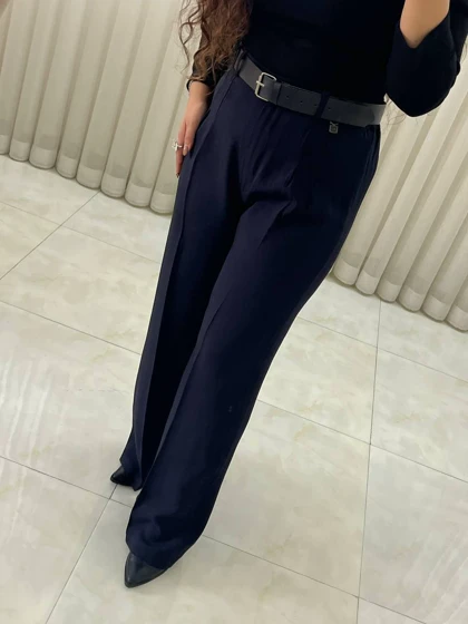 شلوار بگ پارچه ای دخترانه و زنانه کد 581