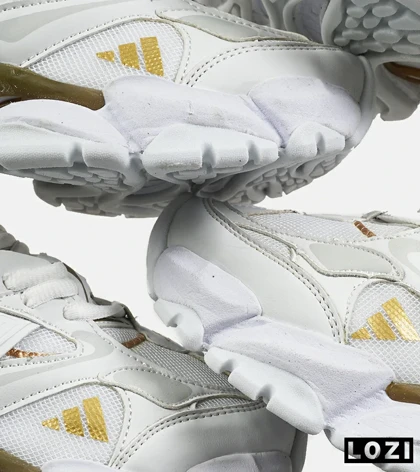 کفش کتانی مردانه و زنانه سفید طلایی ADIDAS performance x9000l4