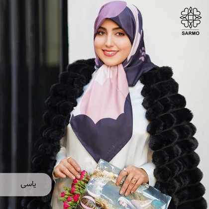 روسری ساتن ابریشم ابرا