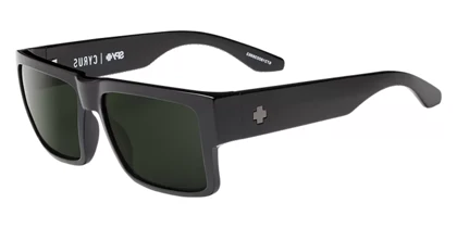 عینک آفتابی اسپای SPY CYRUS SOFT MATTE BLACK - HAPPY GRAY GREEN POLAR