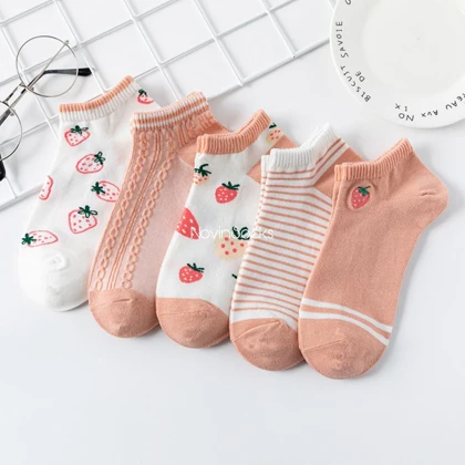 جوراب مچی توت فرنگی