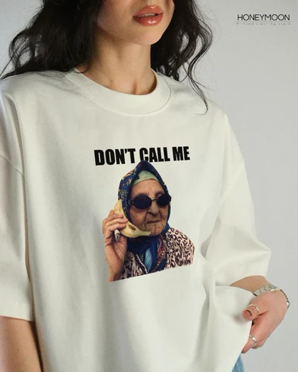 تیشرت طرح Don't Call me - به من زنگ نزنید