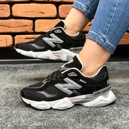 کتانی اسپرت زنانه مدل نیوبالانس 9060 NEW BALANCE رنگ مشکی