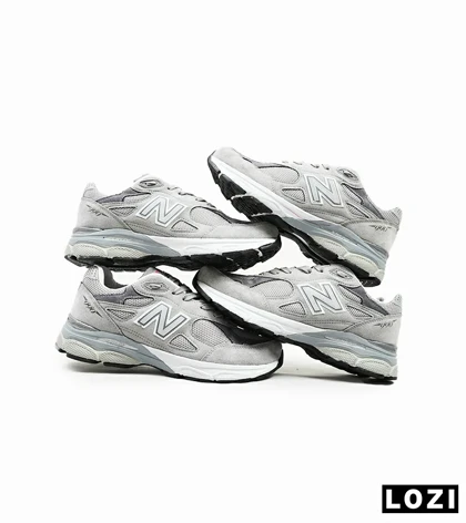 کفش کتانی سبز طوسی NEW BALANCE 990