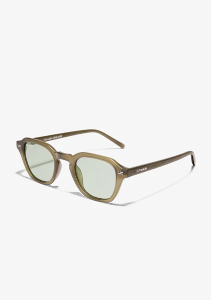 عینک آفتابی دی فرانکلین مدل D.franklin Ultra Light S Square Matte Green / Photochromic Green