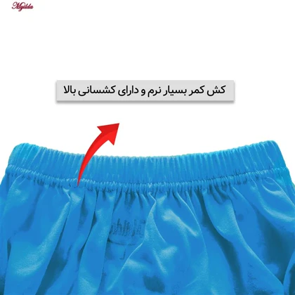 شورت مردانه ماییلدا مدل اسلیپ پنبه‌ای کد 4700-6-2 بسته 6 عددی