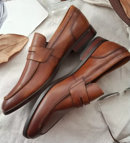 کفش رسمی رویه چرم
