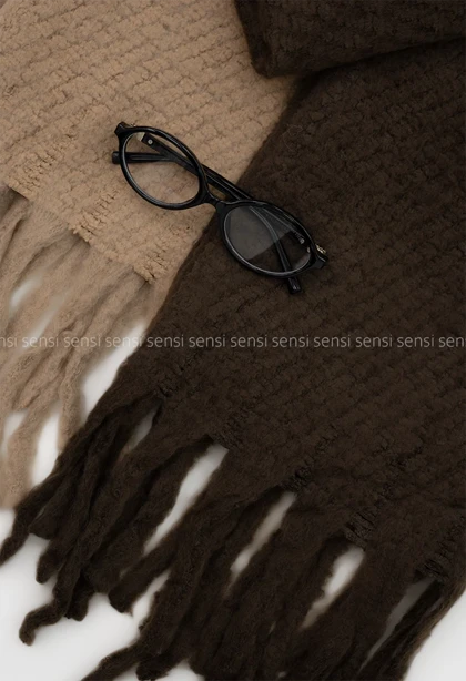 شال بافت بوکله موهری کد1004606