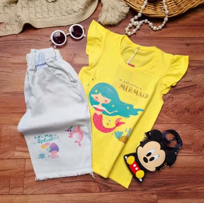 ست دخترانه طرح پری دریایی