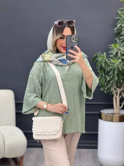 شومیز جلو بسته هلما