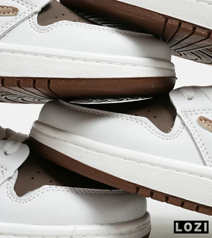 کفش کتانی مردانه سفید قهوه ای NIKE travis scott