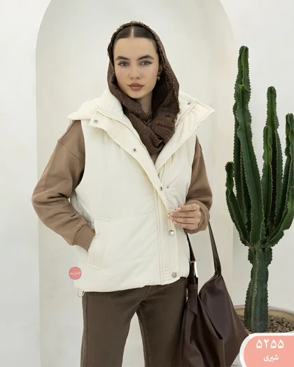 پافرکلاه داربغل گت 5255