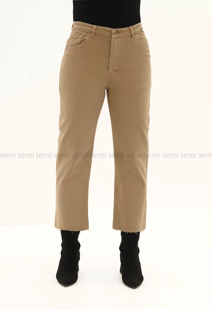 شلوار جین راسته دمپا کات کد1005226