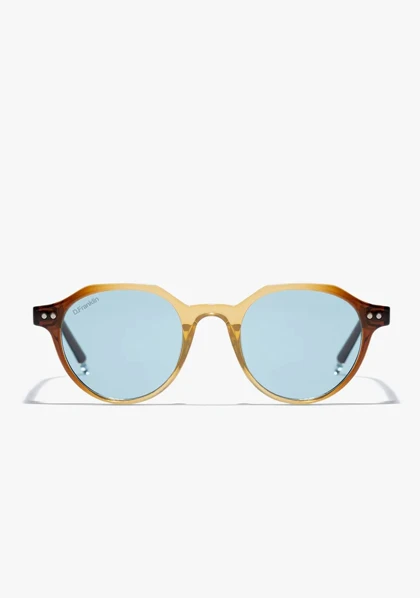 عینک آفتابی دی فرانکلین مدل D.Franklin ULTRA LIGHT S ROUND / TRANS BROWN - TRANS BLUE