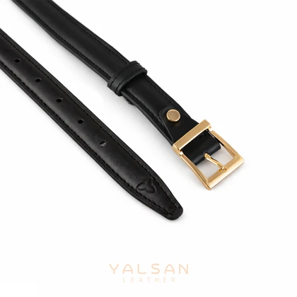 کمربند زنانه چرم یلسان مدل آتیس کد 052-GN