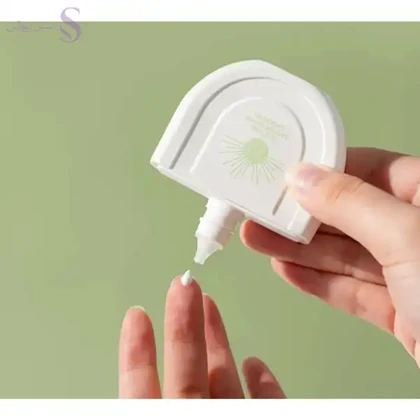 ضد آفتاب استلین سبز SPF50 بی رنگ مناسب پوست خشک و حساس وزن 50 گرم