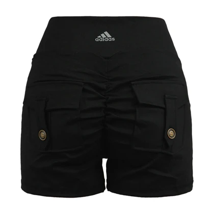 شورتک کارگو ورزشی زنانه آدیداس مدل A-3115 مشکی