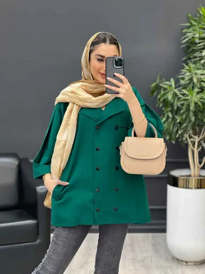 مانتو لینن ده دکمه