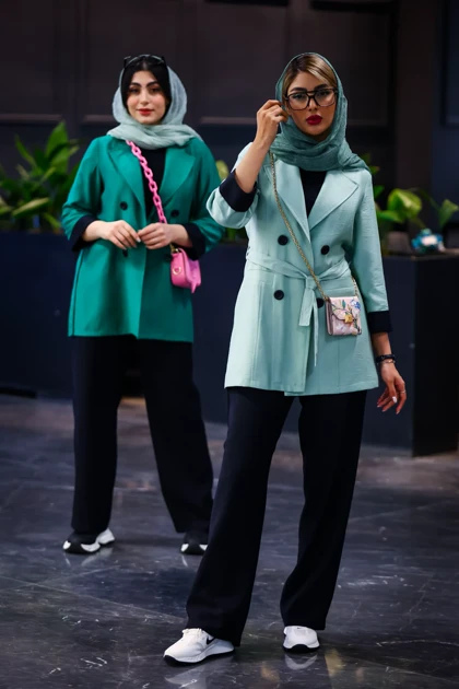 مانتو شلوار ترکیبی کرسپو