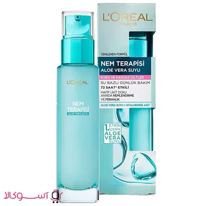سرم آبرسان پوست خشک و حساس لورآل (صورتی) مدل nem terapisi حجم 70 میل