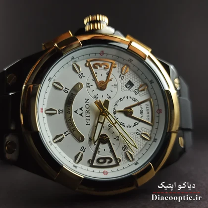 ساعت مچی مردانه سه موتور برند فیترون مدل Do1272 بند رابر