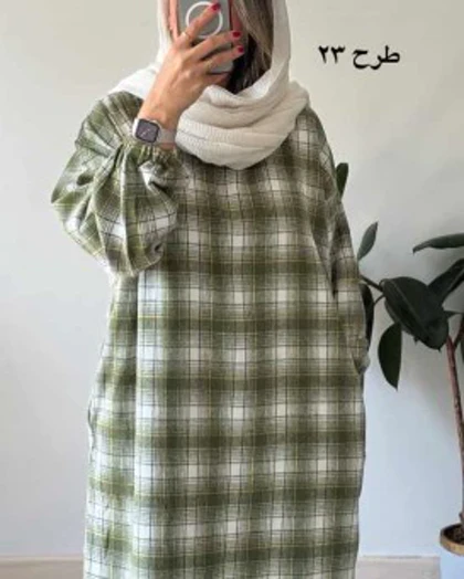 کفتان پشمی چهارخونه دیبا 2