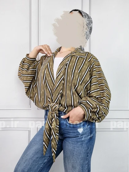 شومیز جلو گره‌ای مراکشی