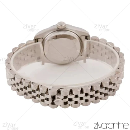 ساعت رولکس دیت جاست زنانه نقره ای صفحه سبز ایندکس خطی 106850