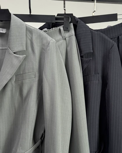 ست کت و شلوار دوبند دیپلمات  کد 800024