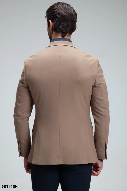 کت تک مردانه یقه بلیزر
