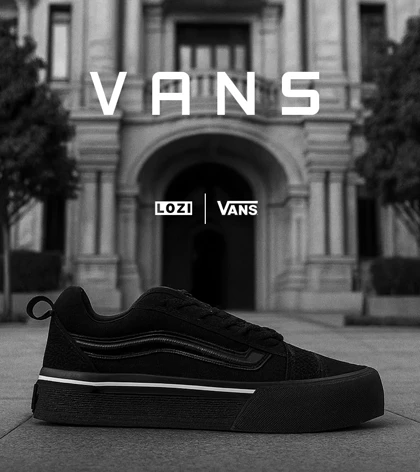 کفش اسنیکرزمردانه و زنانه مشکی VANS مدل 7799