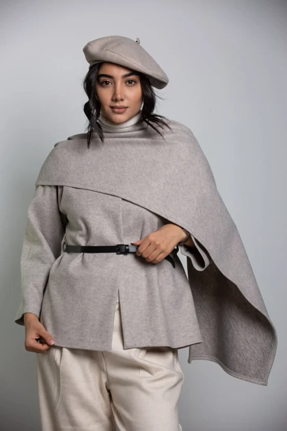 پالتو کت فوتر شالدار