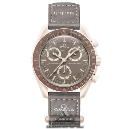 ساعت امگا سواچ طوسی Omega x Swatch Speedmaster GR