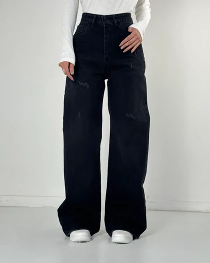 شلوار بگ مشکی کد 1000224