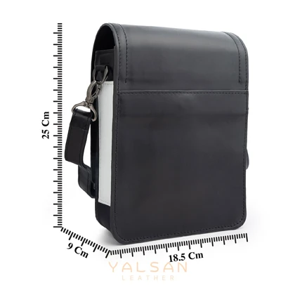 کیف دوشی چرم یلسان مدل هایکا کد 102-GN