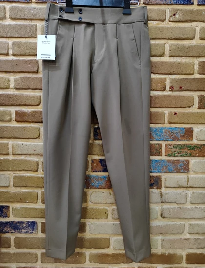 شلوار مام فیت کمر ایتالیایی پارچه کرپ ترک