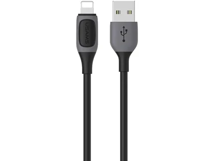 کابل شارژ سریع یواس بی به لایتنینگ 2.4 آمپر یک متری یوسامز Usams Us-SJ595 Cable Lighting 2.4A Charging & Data Cable 1M