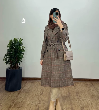 پالتو پشمی بلند دلارام (ایراد دار)