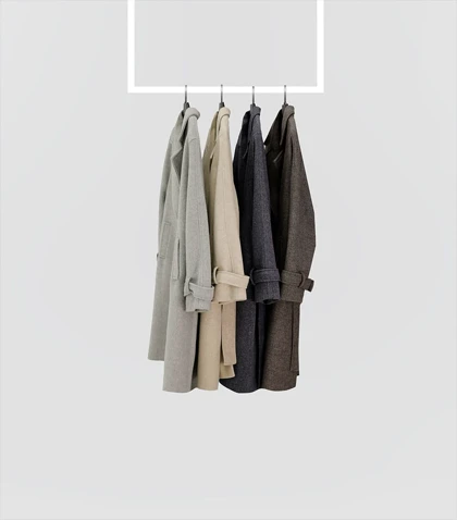 پالتو بلند Pinki 1293 در چهار رنگ