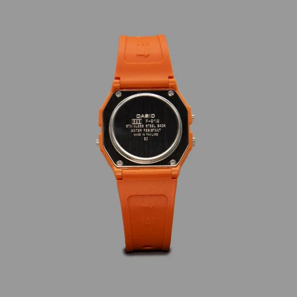 ساعت کاسیو یونیسکس نارنجی Casio F91-W Unisex Orange
