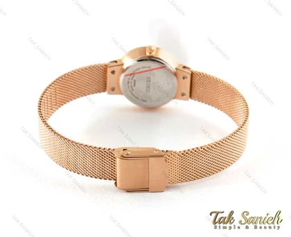 ساعت زنانه ظریف سیکو رزگلد Seiko-3594-L