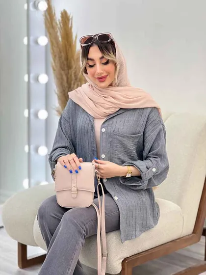 شومیز تک جیب نلی